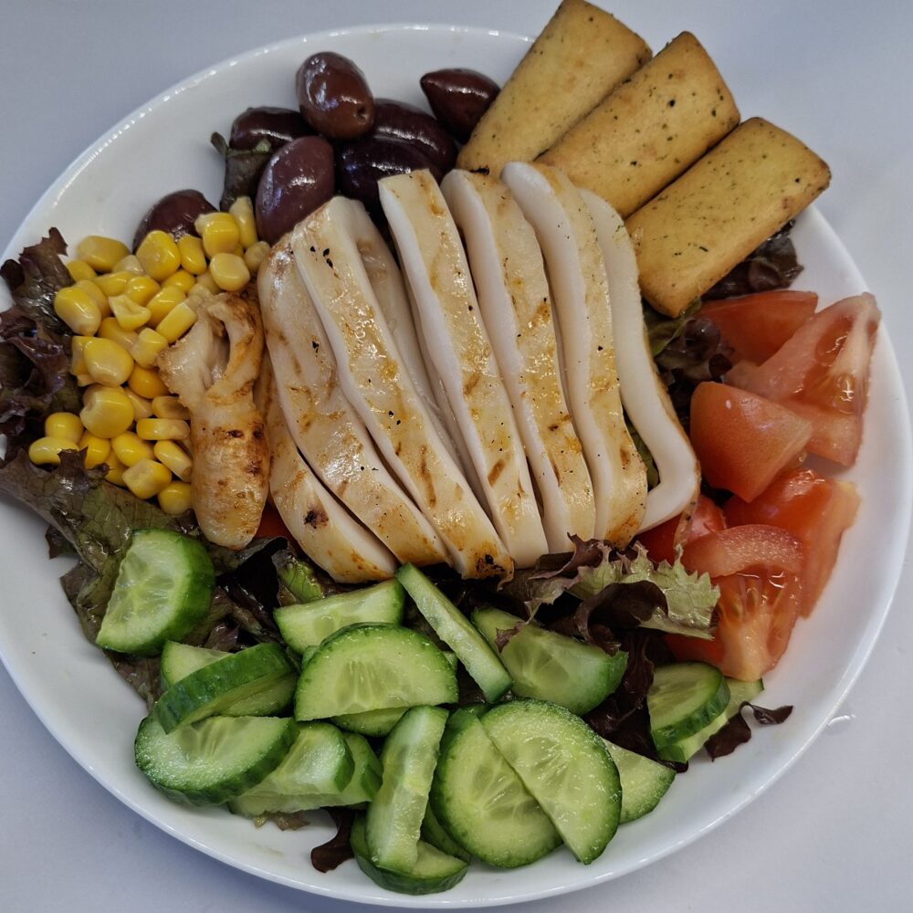 Grilled Calamari Salad