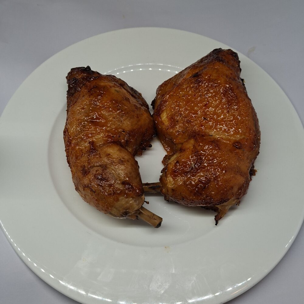 Roast Chicken with Sweet & Sour Sauce